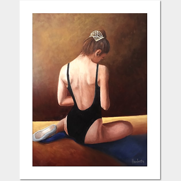 Dancer woman girl sitting Wall Art by Fantasyart123